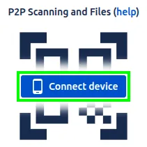 [0] P2P scan connecting using QR code.